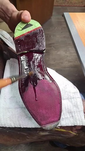 жировка кожаной подошвы инста: olegborisof