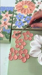Textured Floral Art How To