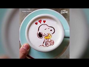 Coffee Artist Creates Heavenly Latte Art that Looks too Good to Drink