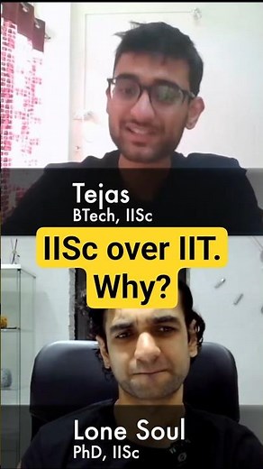 Why I Chose IISc Bangalore Over IITs | BTech Math & Computing #iiscbangalore #iit #jee #btech #jee