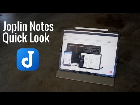 Joplin Notes Quick Look