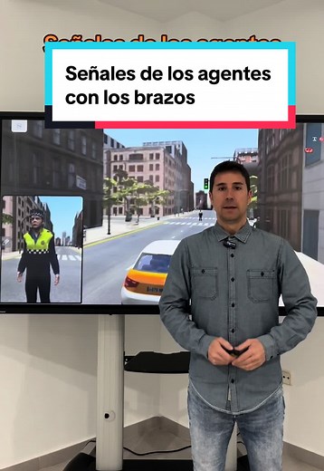 Señales de los agentes con los brazos #agentes #autoescuela #carnetdeconducir🚘💨 #coches #l #examen #love #novel #fashion #conducir #teoria #aprender #parati #practica #fyp #alumnos #dgt #albacete