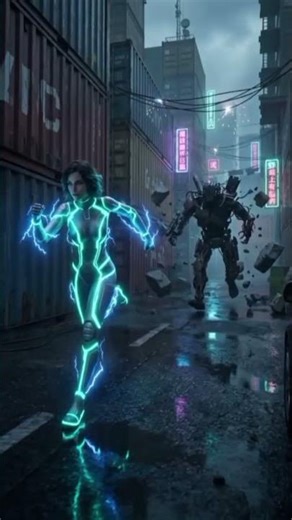 android woman vs machine robot