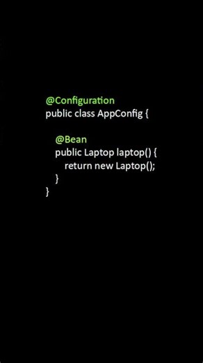 @Bean Annotation in Spring Boot 🔥 IoC Container Interview Question #java #springboot
