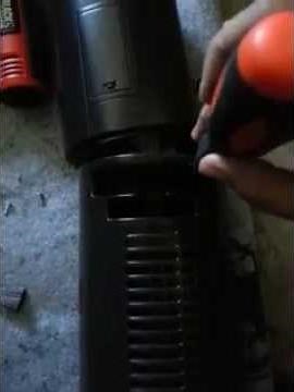 How to open a Lasko (crane type) tower fan