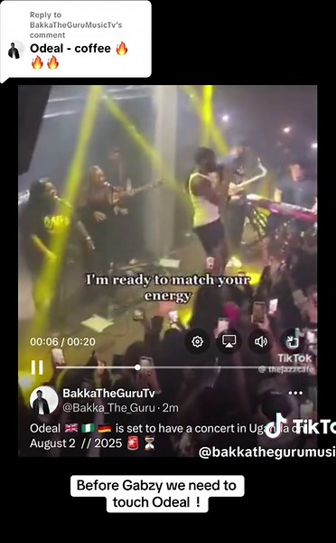 Experiencing Odeal's Concert in Uganda