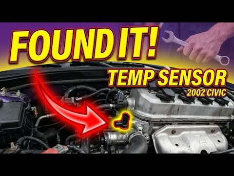 Coolant Temp Sensor Location 2002 Honda Civic