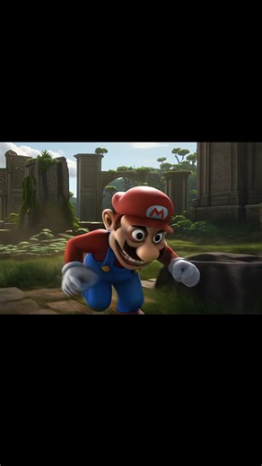 Mario chasing a goomba #mariobros #creepypasta #supermario