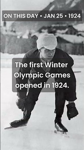 On This Day in 1924: The First Winter Olympic Games Opened