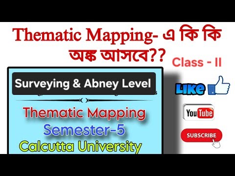 Important Maths of Thematic Mapping (5th Sem)||By-Sagarika Nag #geography