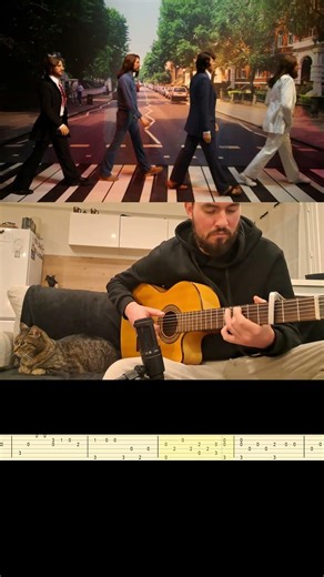 Beatles change la pop et ma préférer est Yesterday #guitar #music #cover