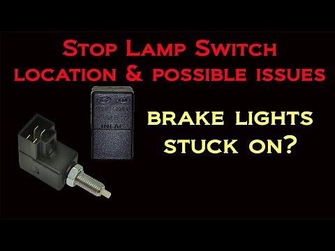 Hyundai Genesis Sedan brake light issue fix part 2 (Brake lamp switch)