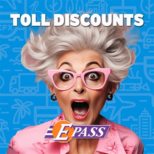 It's #TollPassTuesday! 🎉 If you want to save on tolls ~ Choose E-PASS! 🚙 Only E-PASS offers toll discounts and a FREE toll sticker. 🆓 Plus, you'll always pay the lowest toll rate on ALL Florida toll roads. 🛣️ Start saving today! Visit GetEpass.com. 📱 #GetEpass #TollSavings #FloridaTravel #FreeTollSticker | Central Florida Expressway Authority