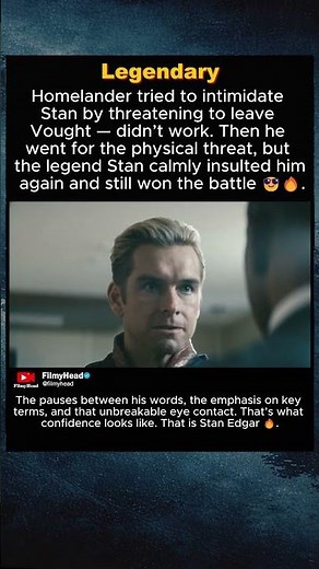 In The Boys S2 (2020), Stan Edgar Destroyed Homelander💥.