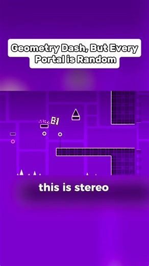Random Portals Challenge in Geometry Dash