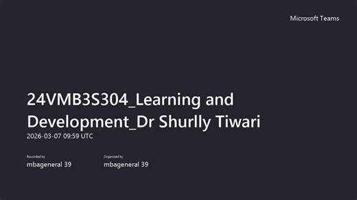 24VMB3S304_Learning and Development_Live session 15