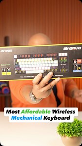 Most Affordable Wireless Mechanical Keyboard! Comment “Keyboard” and we’ll send you the link. #keyboard #gaming #amazon | Techwiser