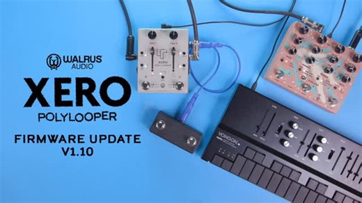 Walrus Audio on Instagram: "Big Xero Polylooper update! Version 1.10 is now available at walrusaudio.io. We’ve had a lot of helpful feedback and we’re happy to announce we’ve added continuous overdub and a One-Shot mode! This vid shows how to use those updates. Happy updating! 🔄 Full Change log: • Added Continuous Overdub feature. Overdubs on top of a base loop and synced loops (second channel in sync mode) will record in a circular manner. Audio recording will continuously layer over the lengt