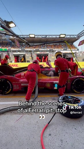 You’re in the pitlane at the 24 Hours of Le Mans… #WEC #FerrariHypercar #FerrariRaces #LeMans24 #FerrariTIkTok