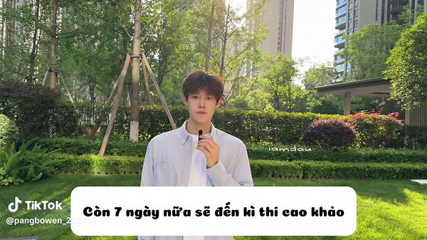 Chúc các sĩ tử 2006 bình tĩnh, tự tin và làm bài thật tốt, đạt kết quả thật cao nhée, 加油 💪🏻 #hanwenxu #韩汶栩 #hanvanhuc #douyin #china #xh #xuhuong