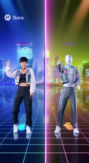 未来AIダンス Ep.3｜We are the code of rhythm💫🤖🪩 #AIDance #Sora2