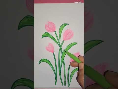 Cool Drawing ideas | Easy Drawing with Sketch pen | Step by Step Tutorial