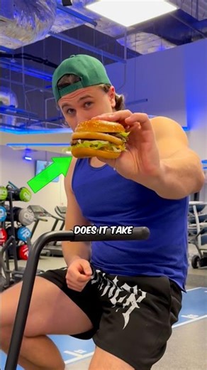 How Long Does It Take To Burn Calories From A Burger ?🍔 #shorts