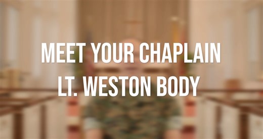 5.4K views · 67 reactions | Meet Your Chaplain! A three part mini-series talking about the resources available to our Quantico community and what our chaplains can provide. Today we meet, Navy Lt. Weston Body, a command chaplain for Marine Corps Base Quantico, speaking about care. For more information visit the MCB Quantico Chaplain Website: https://www.quantico.marines.mil/Offices-Staff/Chaplain/ (Video by Motivated Tyler Harrison) | Marine Corps Base Quantico | Facebook
