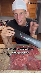 🛍️✨ Keep food fresh and flavorful with the Saker Vacuum Sealer! 🌽🥩 | Sakerplus