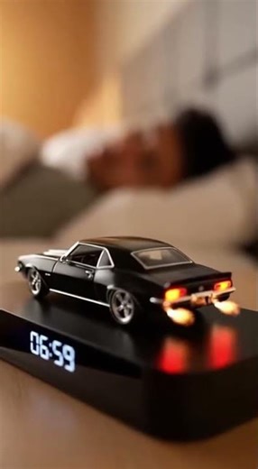 Car Alarm Clock – Handmade Supercar Engine Sound + Steam Effect