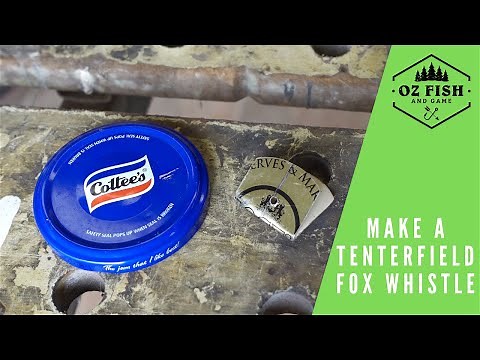 How to make a Tenterfield (jam jar) style fox whistle