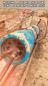 3.5K views | Pushing a large pipe using a large air-powered jack #tools #jack #pipe #ideas #trending | M-Tube TV | Facebook