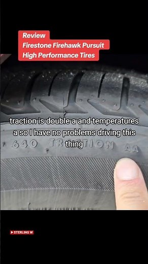 Review Firestone Firehawk Pursuit High Performance Tires - W rated! #tires #tirereview #cars