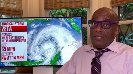 Tropical storm Zeta may strengthen to hurricane before striking Gulf Coast