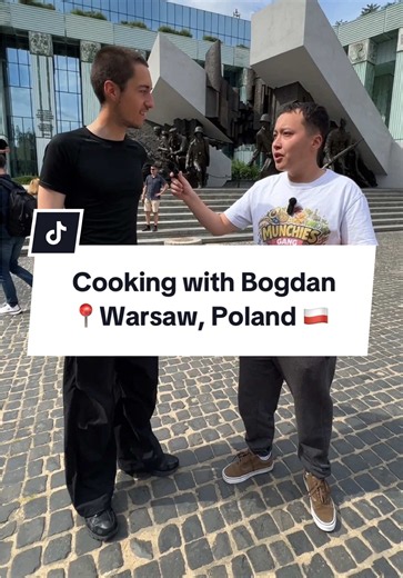 I took the challenge to Poland 🇵🇱 #cooking #challenge #strangers #warsaw