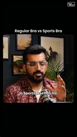 Vinamre Kasanaa on Instagram: "Bra fitting expert explains the difference between regular bras and sports bras. Watch the entire podcast on our YouTube channel (link in bio)."