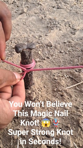 Magic Nail Knot Trick | Super Strong Rope Hack That Shocks Everyone! #diy