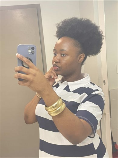 This is your sign to take a 360 video before leaving the house #4chairgrowth #naturalhair #fypシ゚viral #relatable#4chair