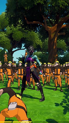 Recreating Naruto's Multi Shadow Clone Jutsu in Fortnite!