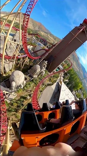 Cannibal Roller Coaster at Lagoon Amusement Park On Ride POV