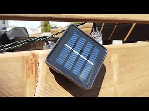 Solar Powered String Lights Outdoor with 8 Lighting Modes, Waterproof & Auto Shut off Review
