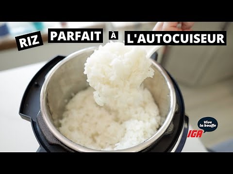 Recette de riz parfait à l'autocuiseur de La petite bette
