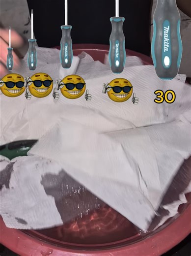 how much paper does it take to make the object float? #experiment #asmr