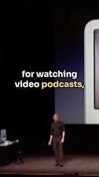 The history of video podcasts (Steve Jobs and Apple Podcasts) #videopodcast