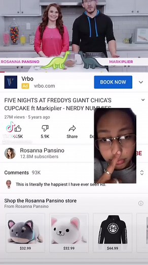 nerdy nummies🧑🏽‍🍳 #markiplier #rosannapansino #baking #2016 #youtube #fyp