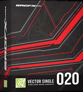 Vector Racing Graphic 020