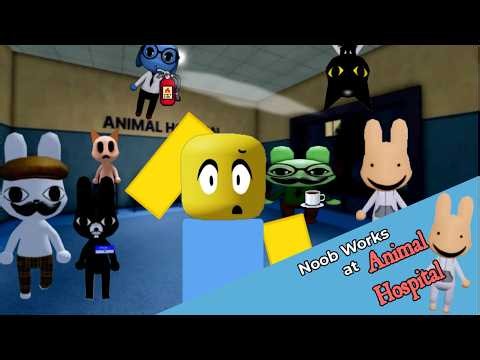My Movie Roblox | Noob Works at Animal Hospital | Animation