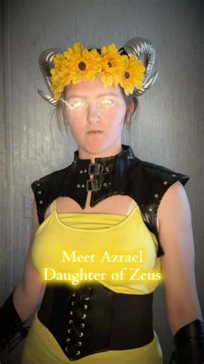 Meet Azrael! #storyteller #cosplay #characters #fantasy #enchanted #daughterofZeus #originacharacter