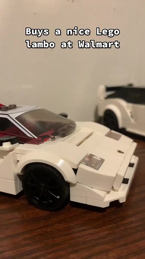 Building a LEGO Lamborghini Countach at Walmart