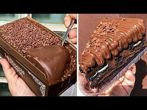 Satisfying Chocolate Cake Decorating Recipe | Homemade Cake Idea | Perfect Cake You Must Try